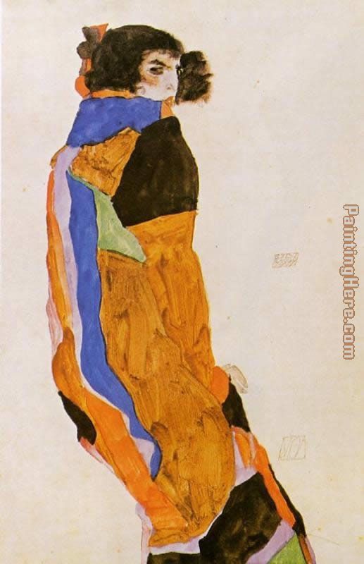 The Dancer Moa painting - Egon Schiele The Dancer Moa art painting